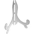 Plastic Plate Stand - Clear Adjustable 75mm-150mm | STAR PACK 72436