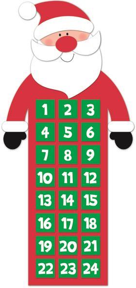CHRISTMAS SANTA ADVENT CALENDAR. 16446