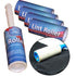 3 PACK ROLLS LINT REMOVER ROLLER STICKY BRUSH DUST FLUFF FABRIC. OL310287