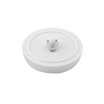 Basin Plug White 38mm - STAR PACK 2 Durable Sink Stoppers