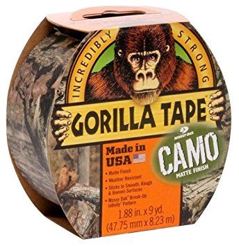 Camouflage Gorilla Tape - Heavy Duty Outdoor Tape 48mm x 8m