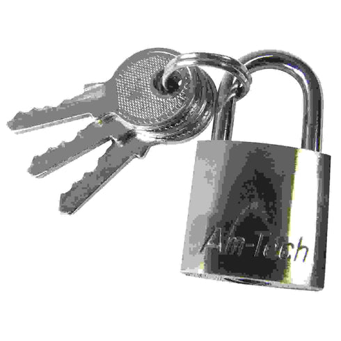 Brass Padlock 20mm - Secure AMTECH T0800C Lock