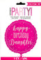 Daughter Birthday Balloon - Pink Dot Foil Decoration | UNI81985