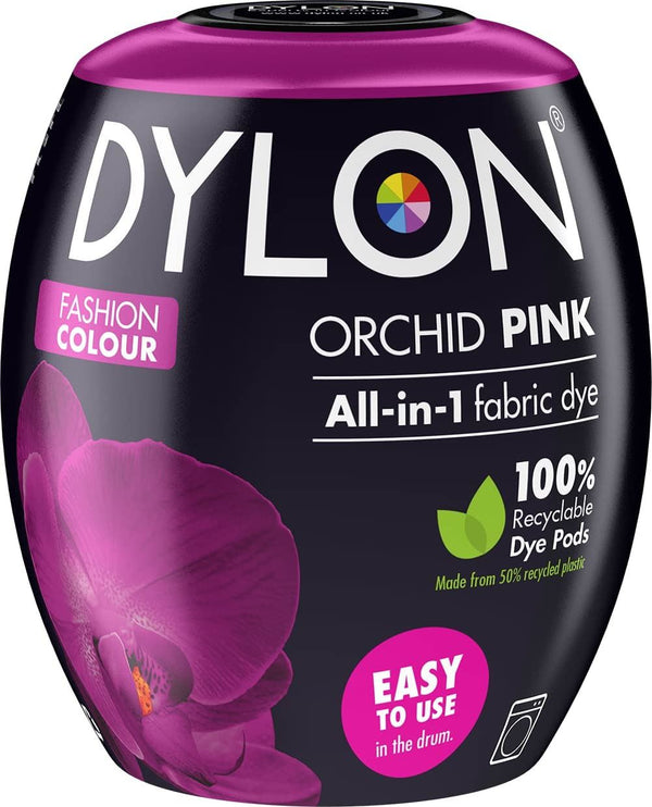 Fabric Dye Pod - DYLON Orchid Pink Machine Dye 350g RY11312