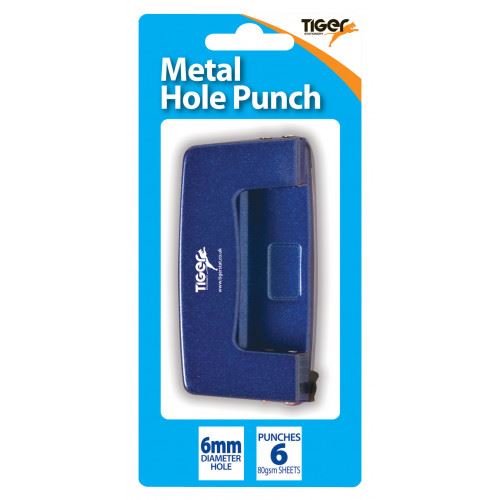 TIGER TWO HOLE STUDENT METAL PUNCH. T301514
