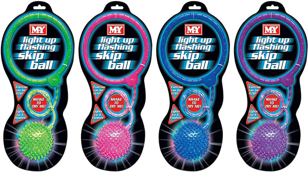 Flashing Ankle Skip Ball - Light Up Skipping Fun for Kids | TY3576