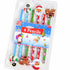 6 CHRISTMAS PENCILS WITH ERASER TOPPER REINDEER XPNL. XPCL