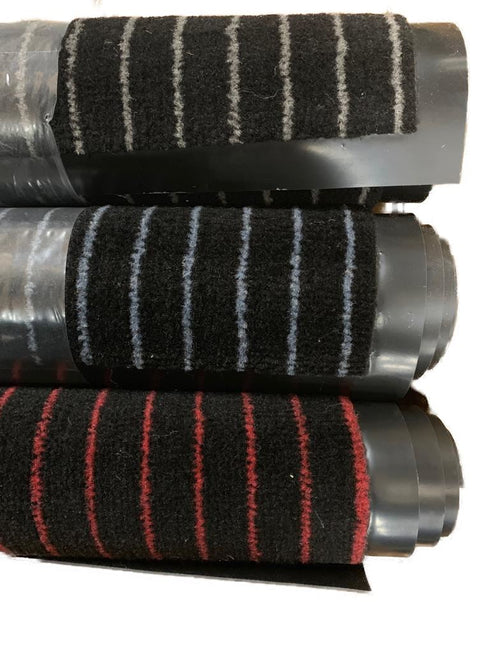 Non Slip Entrance Mat - JVL Commodore Blue 90x60cm 01-601