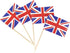 SHATCHI UNION JACK SANDWICH / COKTAIL PARTY FLAGS 50/PK. 116241