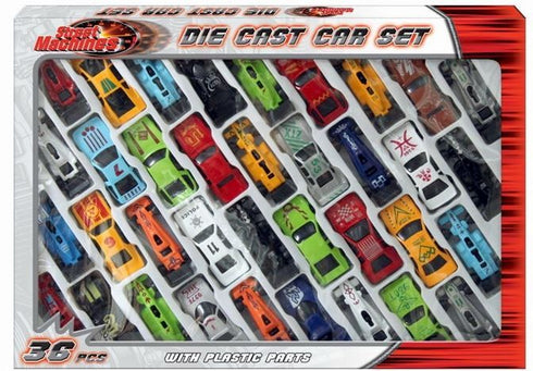Die Cast Car Set - 36 PC Street Machines in Window Box | TY792