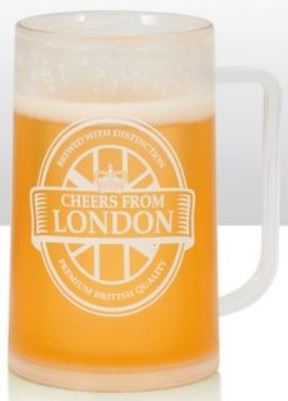 London Beer Tankard 400ml - Authentic Cheers from London