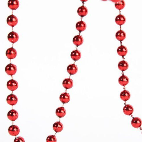 BEAD CHAIN GARLAND 2M RED ( 7523R ). 53323