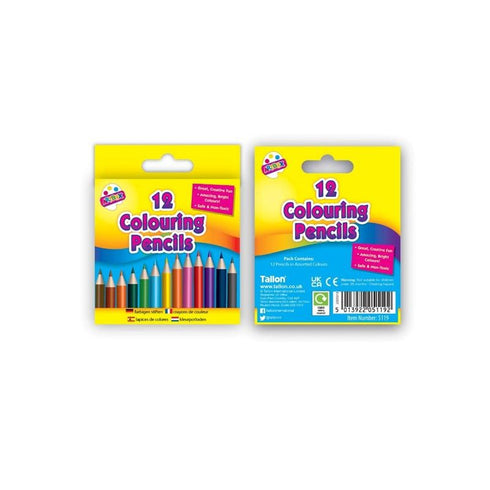 Coloured Pencils Pack - ARTBOX Half Sized 12 Set TA5119