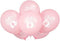 Baby Shower Balloons - Pink Elephant Latex 8 Pack | UNI78385
