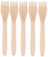 Wooden Disposable Forks - Eco-Friendly 16.5cm Cutlery