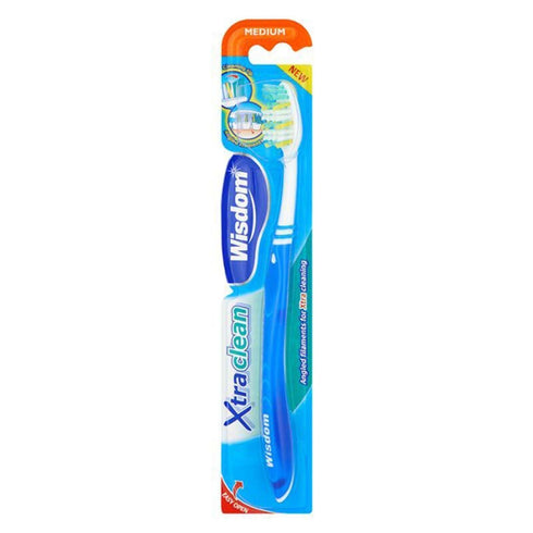 WISDOM EXTRA CLEAN MEDIUM TOOTHBRUSH 12/PK. 29570