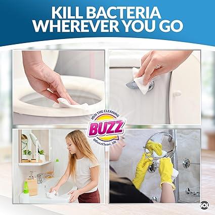 BUZZ ANTI BAC BATHROOM WIPES OCEAN SURF 50/PK. OL321594