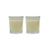 LUMAR AROMATIC COCONUT GLASS CANDLE JAR 2/PK. PS109360
