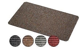 Ribbed Door Mat - Delta Wide Assorted Colours 50x80cm 01-229
