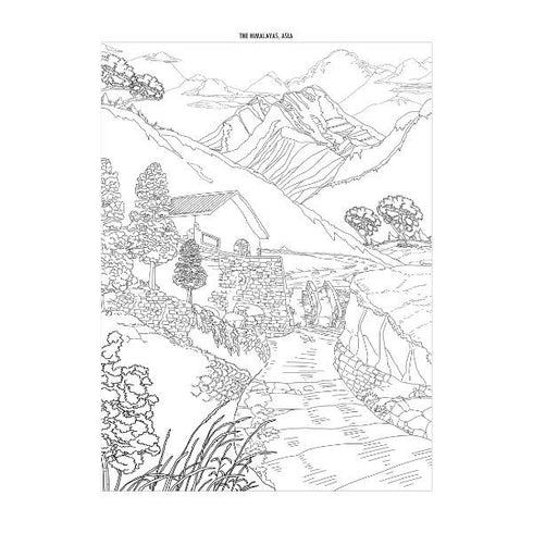 Advanced Colouring Book - SQUIGGLE Famous Places P2950