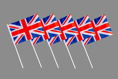 SHATCHI UNION JACK HAND FLAG 10/PK. 116622