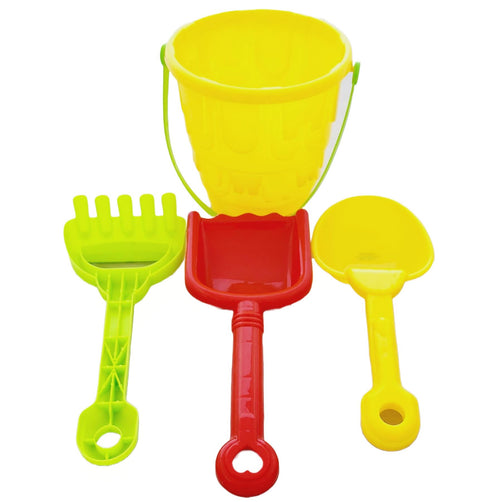 NALU ASSORTED ROUND CASTLE BEACH BUCKET SET 4PCS. TY1186