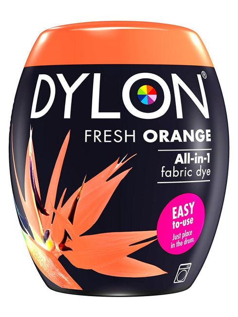 Fabric Dye Pod - DYLON Fresh Orange No. 55 Machine Dye 350g