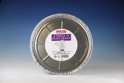 Deep Pizza Trays - Caroline 11 Inch, Pack of 2, 23mm Deep