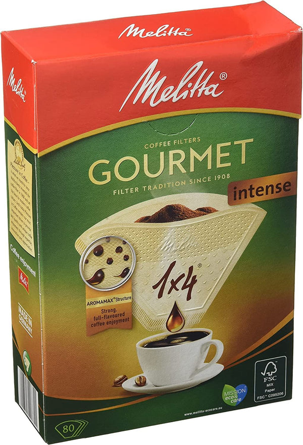 Melitta Coffee Filters - Gourmet Intense 1x4 80-Pack MEL6687861