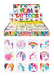Unicorn Mini Tattoos - 48 Pack x 12 Assorted Designs N51384