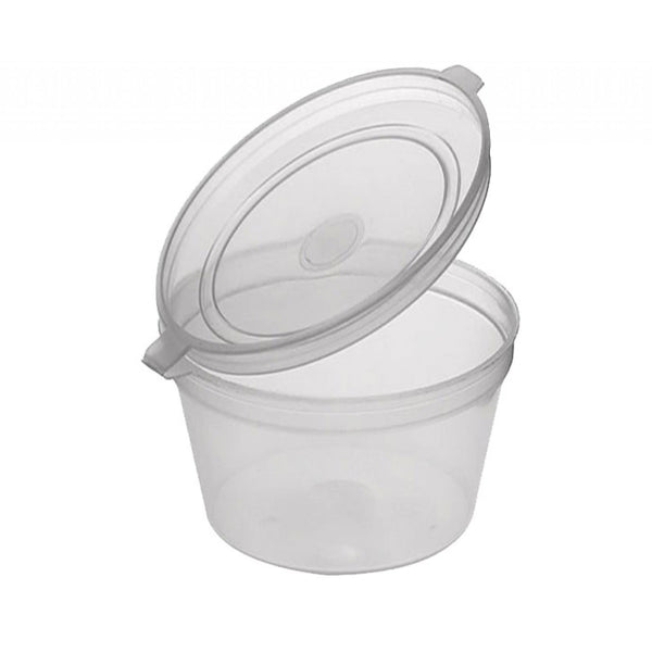 Clear Hinged Lid Containers 4oz - Durable & Convenient 1086304