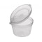 Clear Hinged Lid Containers 4oz - Durable & Convenient 1086304