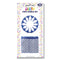 EUROWRAP CAKE CANDLE SET BLUE. 12627-BC