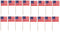 PAP STAR AMERICA FLAG PARTY TOOTHPICK 500/PK. PS16657