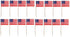 PAP STAR AMERICA FLAG PARTY TOOTHPICK 500/PK. PS16657