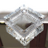SQUARE GLASS ASHTRAY. JL1016