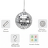 4 MIRROR BALL 60MM. HBB005