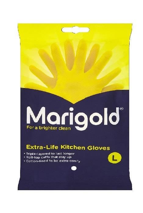 LARGE MARIGOLD EXTRA LIFE KITCHEN GLOVES SINGLE PAIR. FH175470