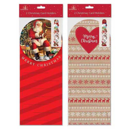 Christmas Card Holders - Traditional 2 Pack Style XC0028
