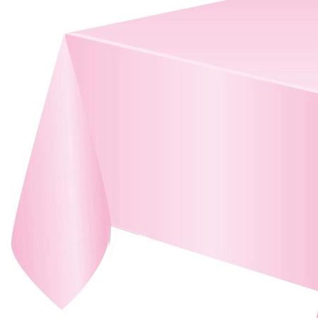 Pink Plastic Tablecover - Caroline Baby Rectangle 54x108cm