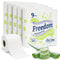FREEDOM 3 PLY TOILET ROLLS ALOE VERA PACK OF 5 X 9 ROLLS. F0905T3GAVN01 FRT39AV