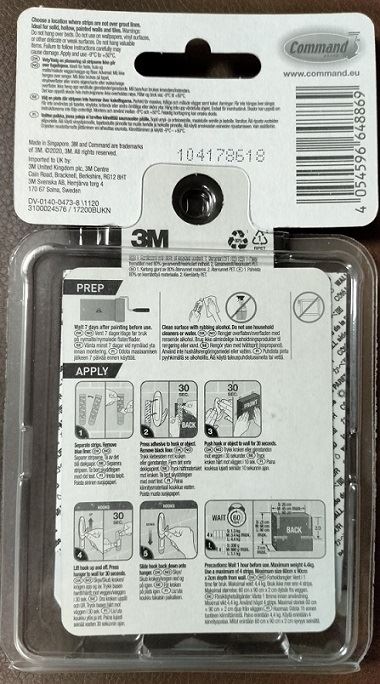 COMMAND WATER RESISTANT REFILL STRIPS VALUE PACK. 17200BUKN