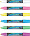 Fluorescent Window Markers - Vibrant Pack of 6 Assorted Colours