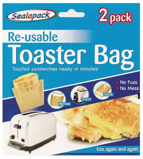 Reusable Sandwich Bags - Non-Stick Toastie Pockets for Lunch
