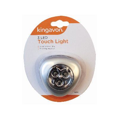 LED Touch Light - KINGAVON 3 LED Triangle, BB-TL103