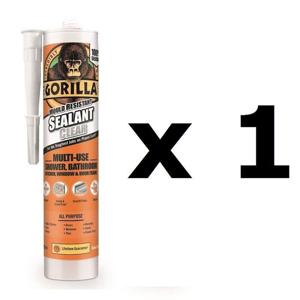 Mould Resistant Sealant - Gorilla Sealant Clear 295ml