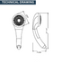 APOLLO 4 USE MULTI FUNCTION SHOWER HEAD. 6137