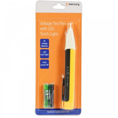 Voltage Tester Pen with LED Torch - MERCURY 710.030UK