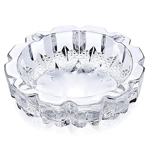 Square Glass Ashtray JL1016 - Elegant & Durable Smoking Accessory