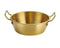GOLD PLATED SERVING BLATI DISH WITH HANDLE 13CM. TS60608